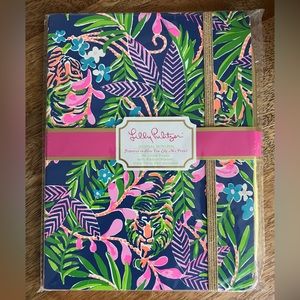 BF SALE 🖤 Lilly Pulitzer journal and pen set How You Like Me Prow NWT